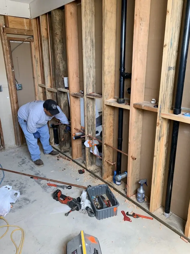 Commercial rough-in plumbing for Gas Line Repair in Rockview